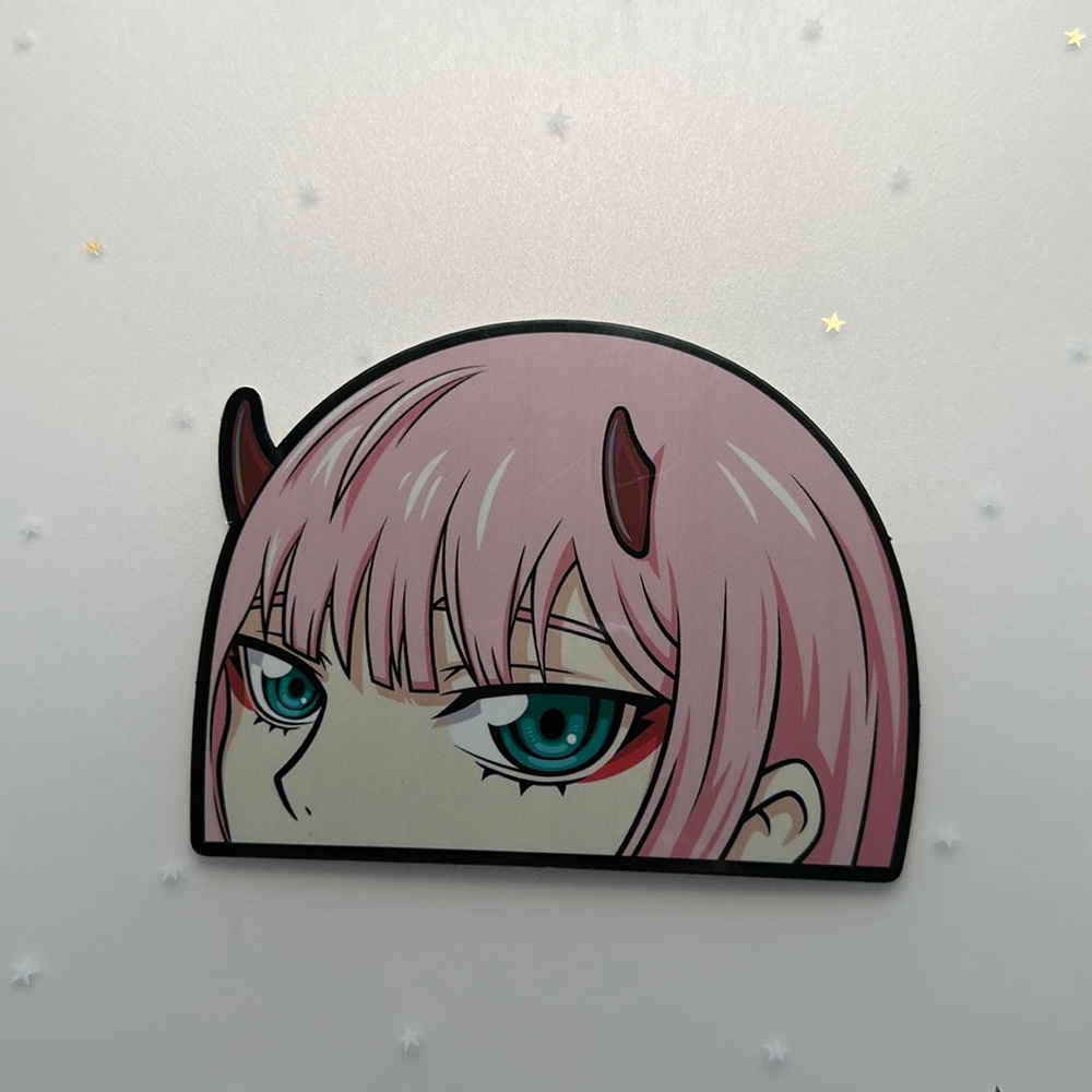 Zero Two Peeker Sticker
